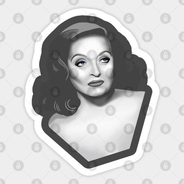 Bette Davis Eyes Sticker by UnleashedCreationz